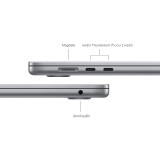 Apple MacBook Air 15 : M3 chip 8C CPU/10C GPU/8GB/256GB - Space Gray (2024)