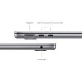 Apple MacBook Air 13 : M3 chip 8C CPU/8C GPU/8GB/256GB - Space Gray (2024)