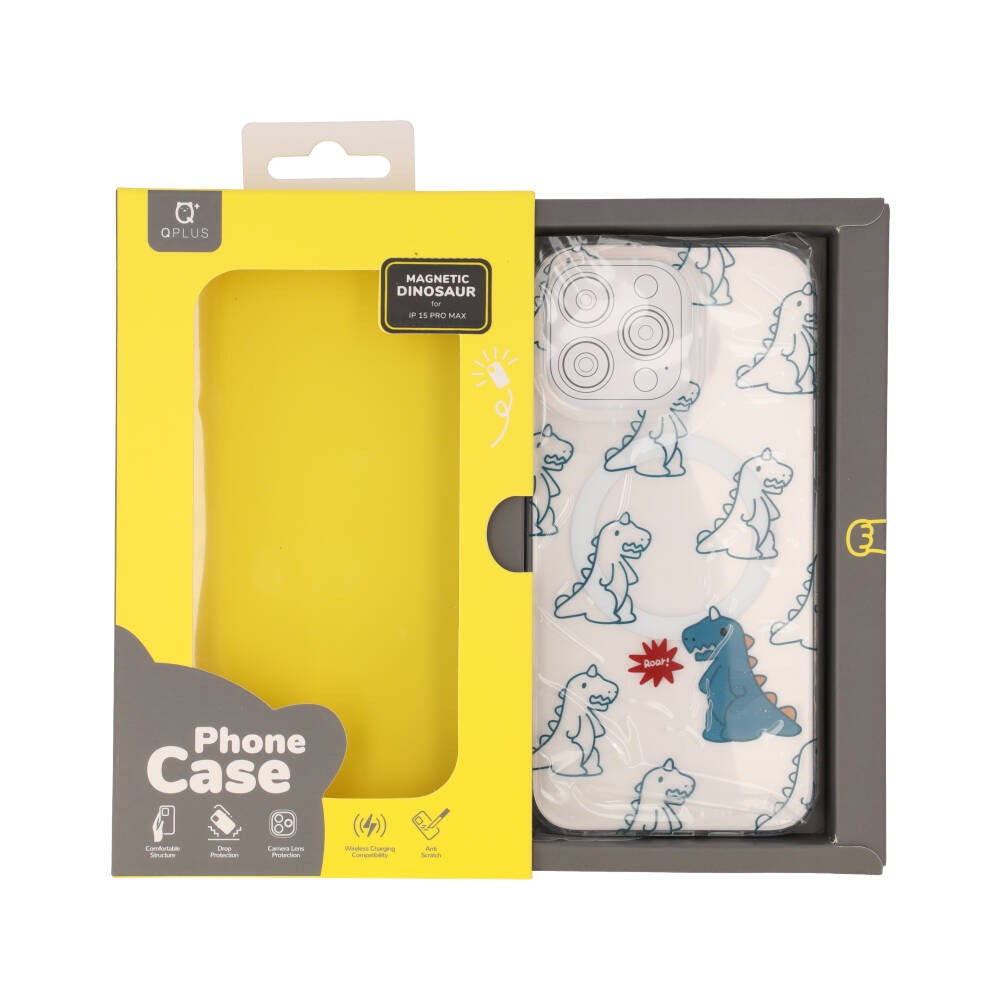 เคส QPLUS iPhone 15 Pro Max with Magsafe Dinosaur