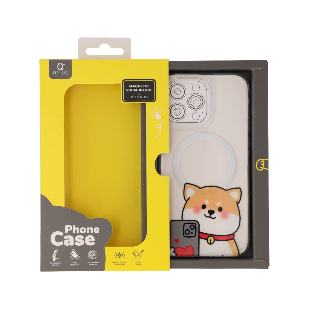 เคส QPLUS iPhone 15 Pro Max with Magsafe Shiba In Love