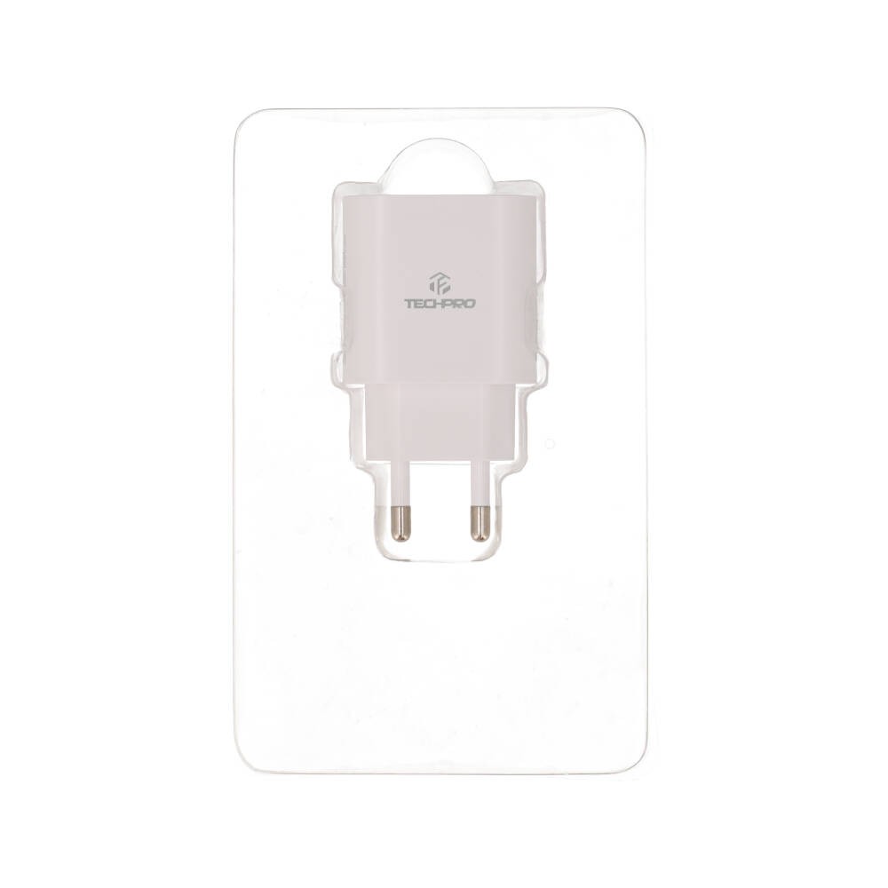 อะแดปเตอร์ TECHPRO Wall USB Charger 1 USB-C (PD25W/PSS) White (APP-25) (TISI)