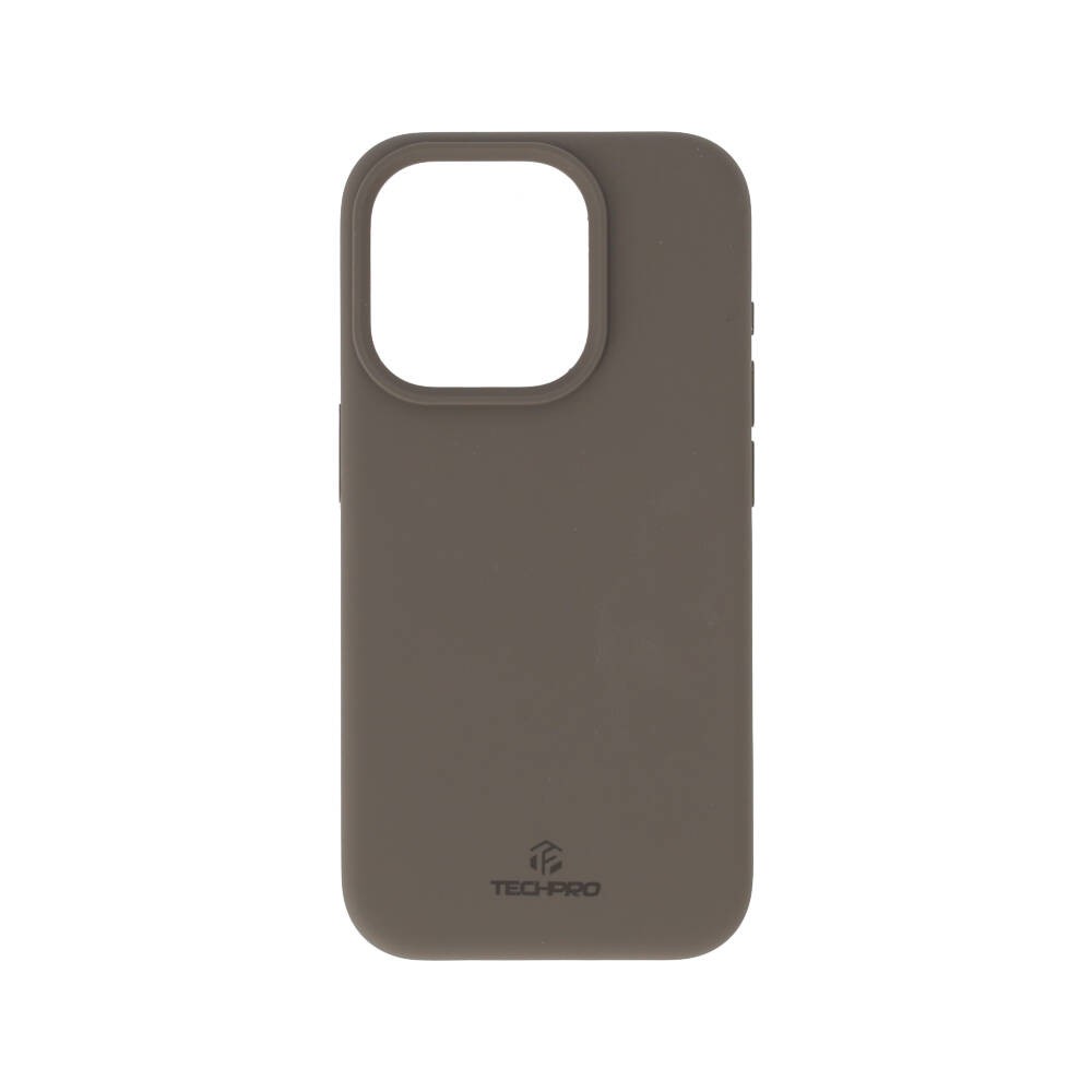 เคส TECHPRO iPhone 15 Pro Silicone with Magsafe Coffee Brown