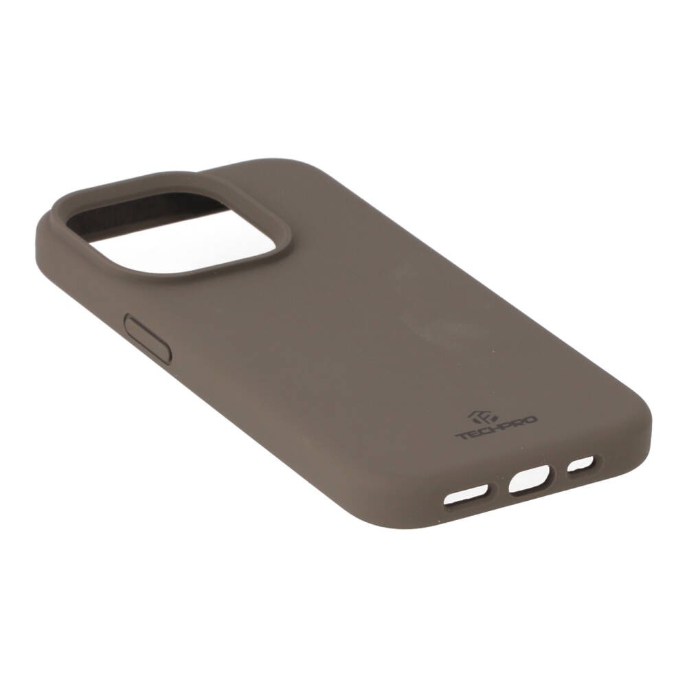 เคส TECHPRO iPhone 15 Pro Silicone with Magsafe Coffee Brown