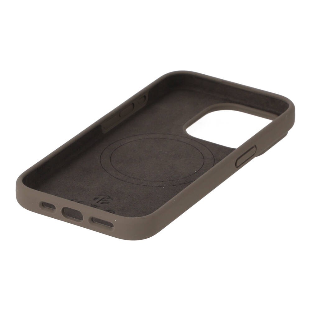 เคส TECHPRO iPhone 15 Pro Silicone with Magsafe Coffee Brown