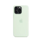 Apple iPhone 15 Pro Silicone Case with MagSafe - Soft Mint