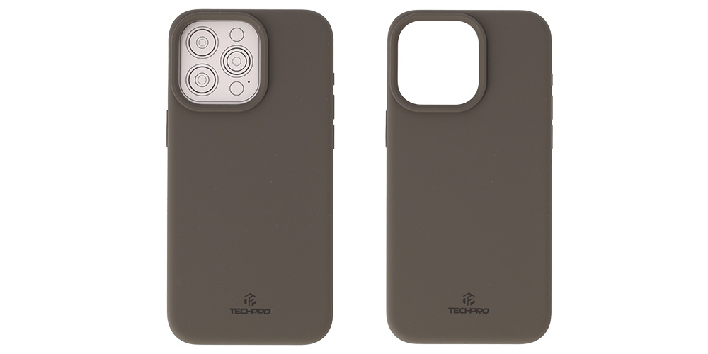 เคส TECHPRO iPhone 15 Pro Max Silicone with Magsafe Coffee Brown ...