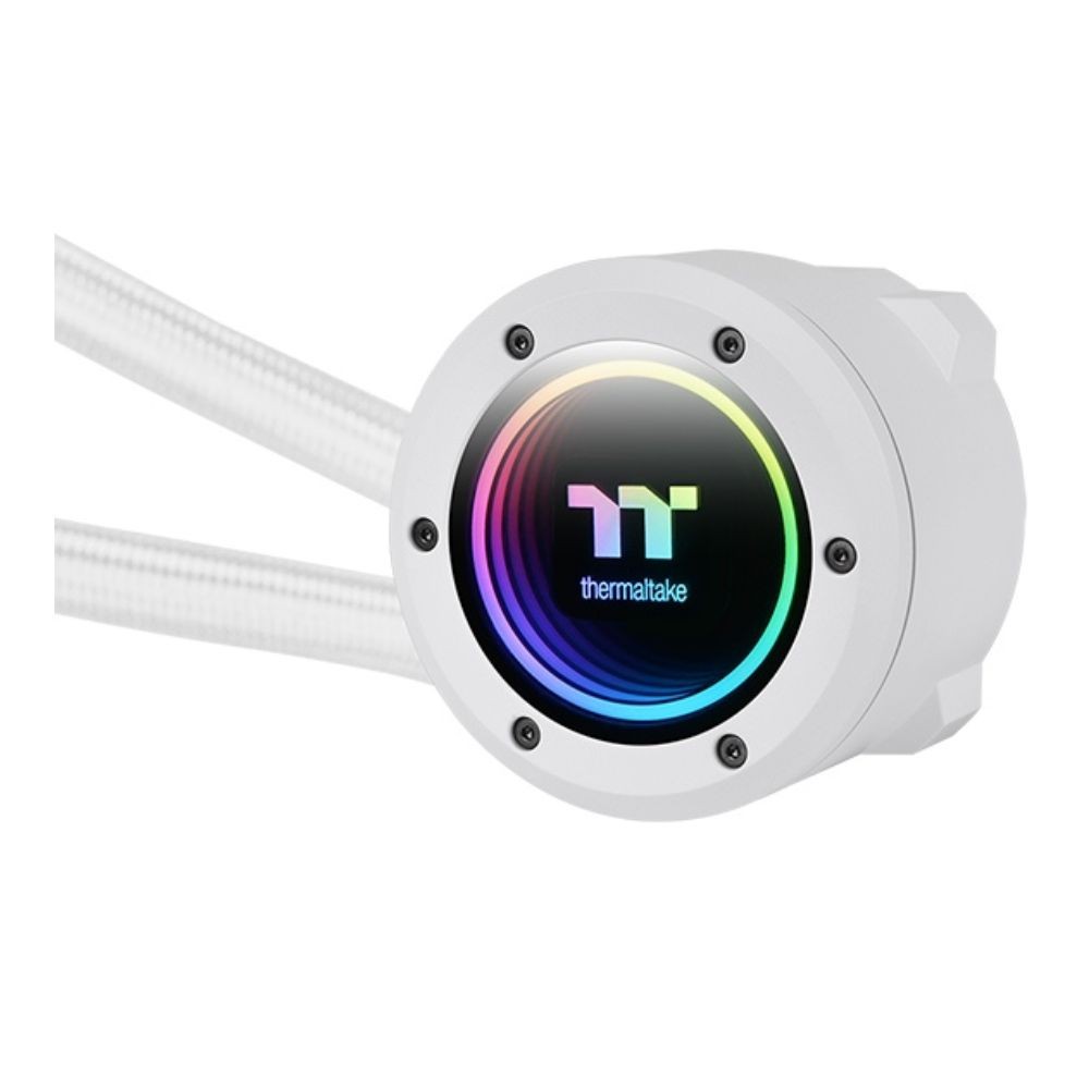 ชุดระบายความร้อนซีพียู THERMALTAKE TH360 V2 ARGB Sync CPU Liquid Cooler Snow (CL-W365-PL12SW-A)