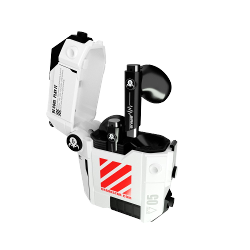 หูฟังไร้สาย Gravastar Sirius P5 V2 Mecha White/Black