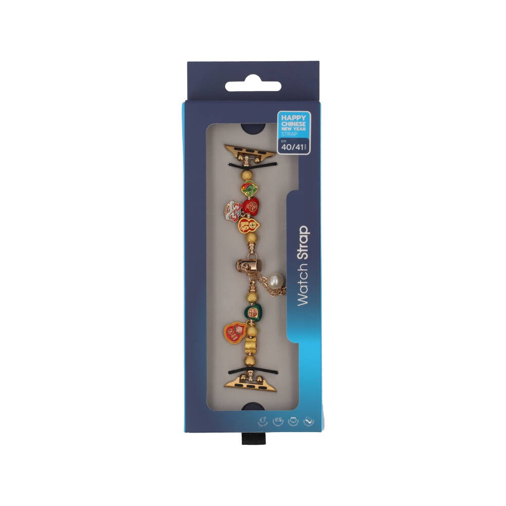 Blue Box สาย Apple Watch Strap Series 6,7,8,9,SE1,SE2 (40/41mm) Happy Chinese New Year