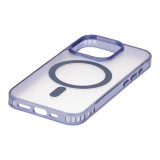 เคส TECHPRO iPhone 15 Pro with Magnetic Black Shading Blue bumper