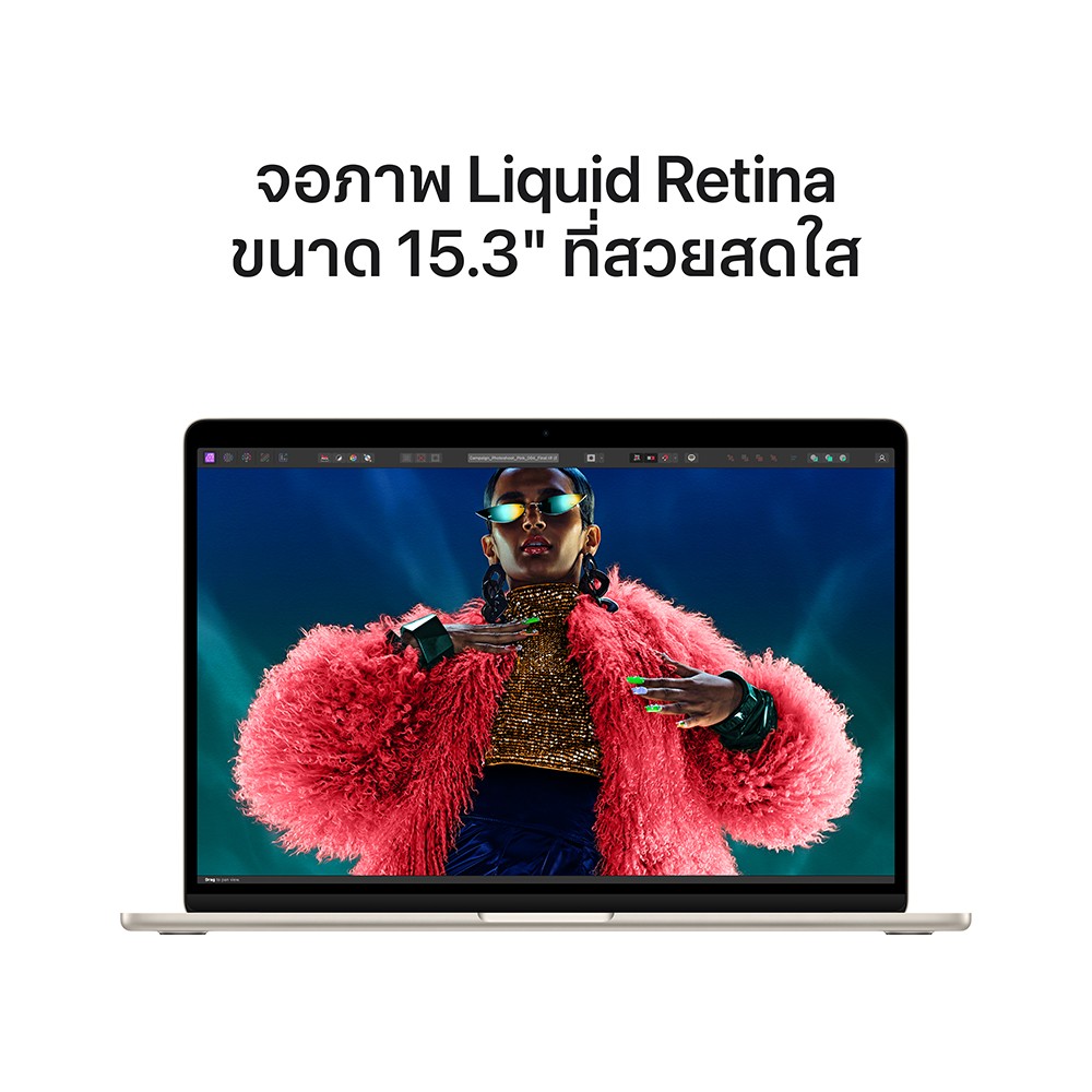 Apple MacBook Air 15 : M3 chip 8C CPU/10C GPU/8GB/512GB - Starlight-2024 (Eng-Keyboard)