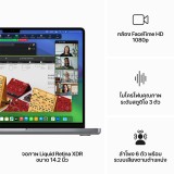 Apple MacBook Pro 14 : M3 chip 8C CPU/10C GPU/16GB/1TB Space Gray-2024 (Eng-Keyboard)