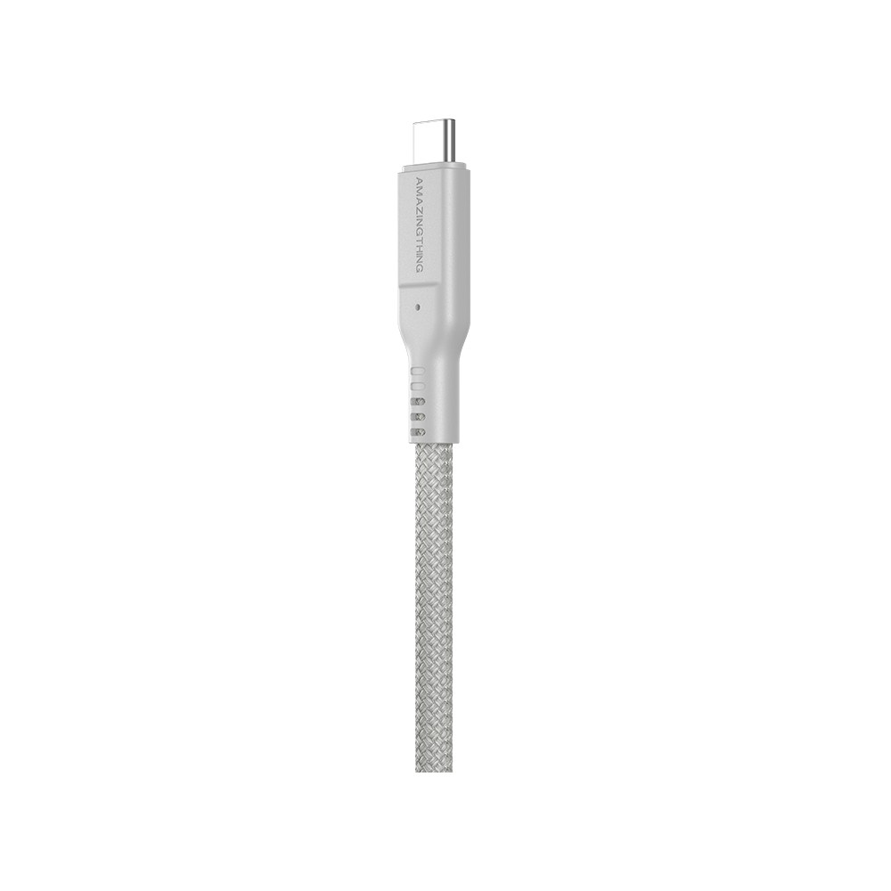สายชาร์จ AMAZINGthing USB-C to USB-C Cable 240W Thunder Pro 1.2M Titan Gray