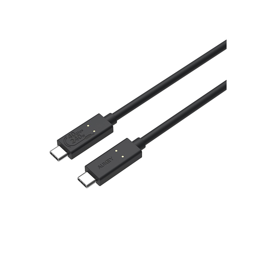 สายชาร์จ AUKEY USB-C to USB-C Cable 240W Hyper Link 0.8M Black (CB-TCC241)