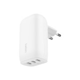 อะแดปเตอร์ Belkin Wall USB Charger 3 USB-C (PD67W) White (WCC002thWH) (TISI)