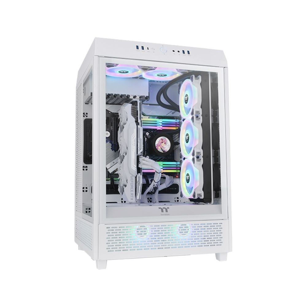 เคสคอมพิวเตอร์ Thermaltake The Tower 500 Snow (CA-1X1-00M6WN-00)