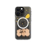 เคส Casetify iPhone 15 Pro Max with MagSafe Clear Case Wishing Capybara