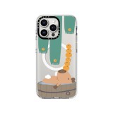 เคส Casetify iPhone 15Pro Max Clear Case Magsafe - BathingCapybara (ขอบใส)