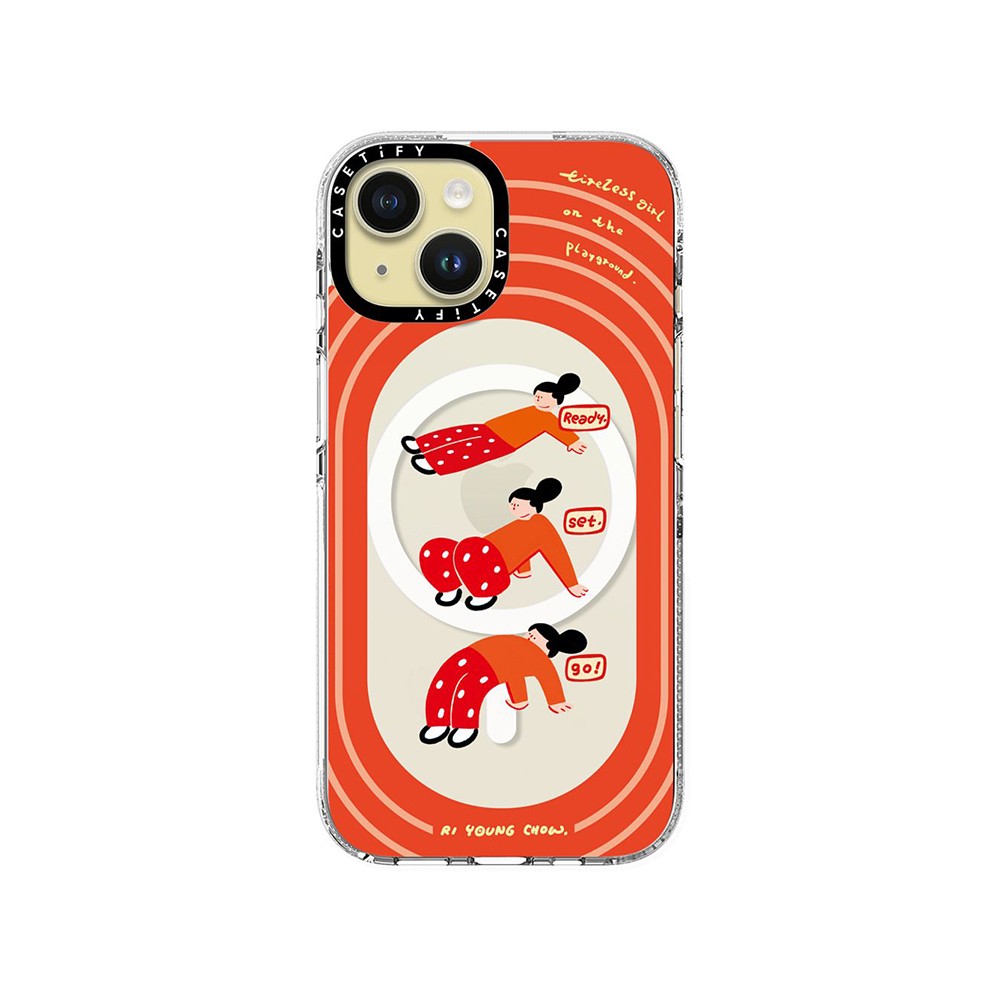 เคส Casetify iPhone 15 Clear Case Magsafe BackUpForHer