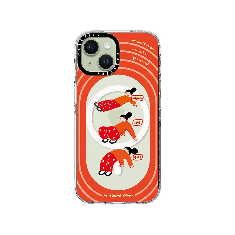 เคส Casetify iPhone 15 Clear Case Magsafe BackUpForHer