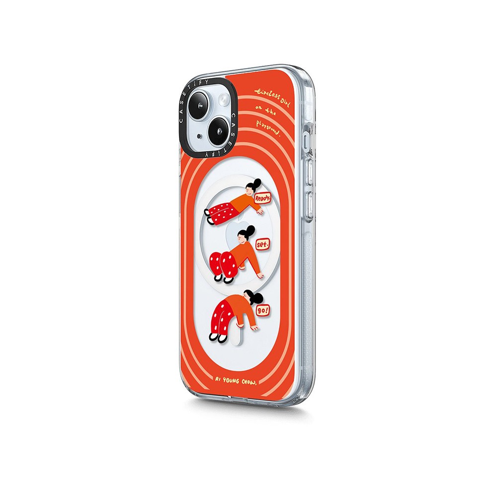 เคส Casetify iPhone 15 Clear Case Magsafe BackUpForHer