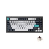 คีย์บอร์ดเกมมิ่ง Keychron Q1 Max Swappable RGB Backlight Knob Version Black - Brown Switch