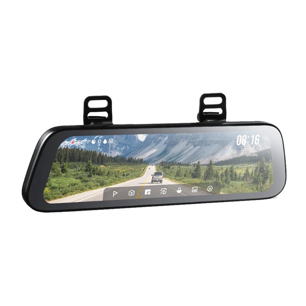 กล้องติดรถยนต์ 70mai Rearview Dash Cam S500 Black