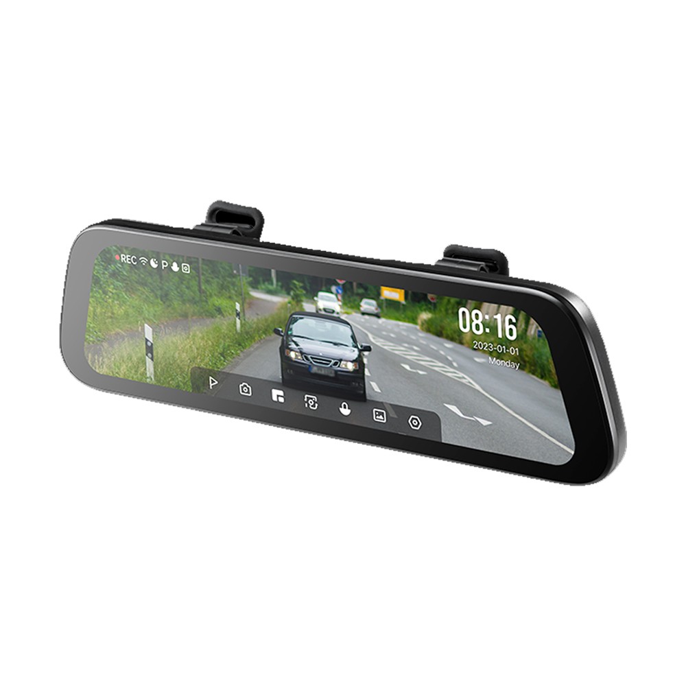 กล้องติดรถยนต์ 70mai Rearview Dash Cam S500 Black