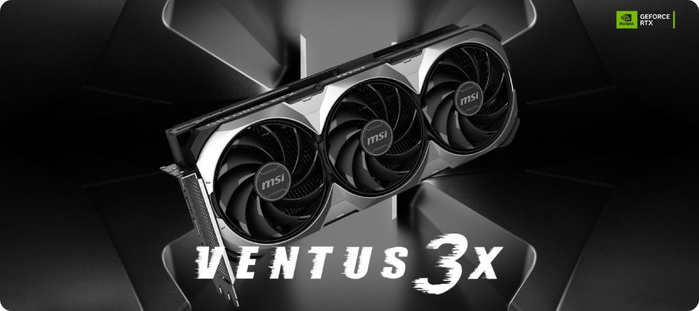 การ์ดจอ MSI GeForce RTX 4090 VENTUS 3X E 24G OC การ์ดจอ MSI GeForce RTX 4090 VENTUS 3X E 24G OC