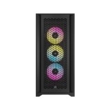 เคสคอมพิวเตอร์ Corsair iCUE 5000D RGB Airflow TG Mid-Tower Black with 3x AF120 RGB Elite Fan (CC-9011242-WW)