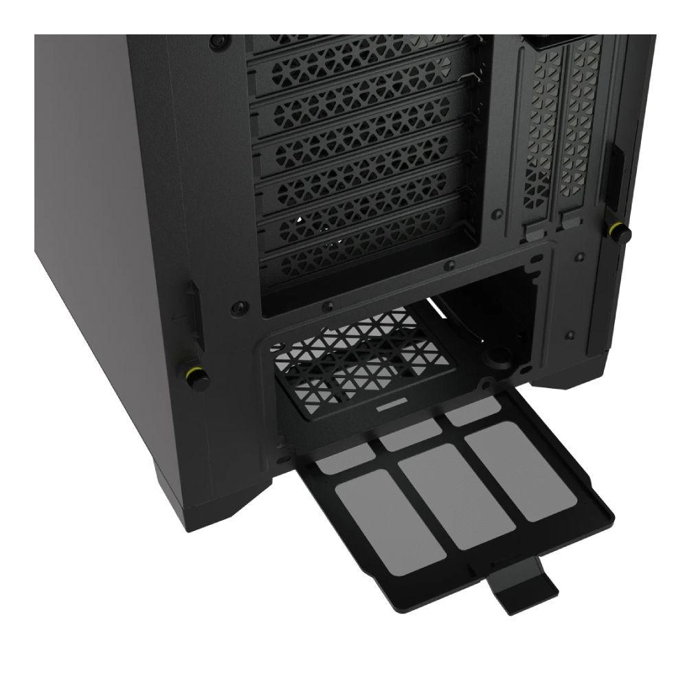 เคสคอมพิวเตอร์ Corsair iCUE 5000D RGB Airflow TG Mid-Tower Black with 3x AF120 RGB Elite Fan (CC-9011242-WW)