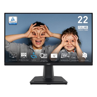 MSI PRO-MP225 จอมอนิเตอร์ 21.5 นิ้ว IPS FHD 100Hz