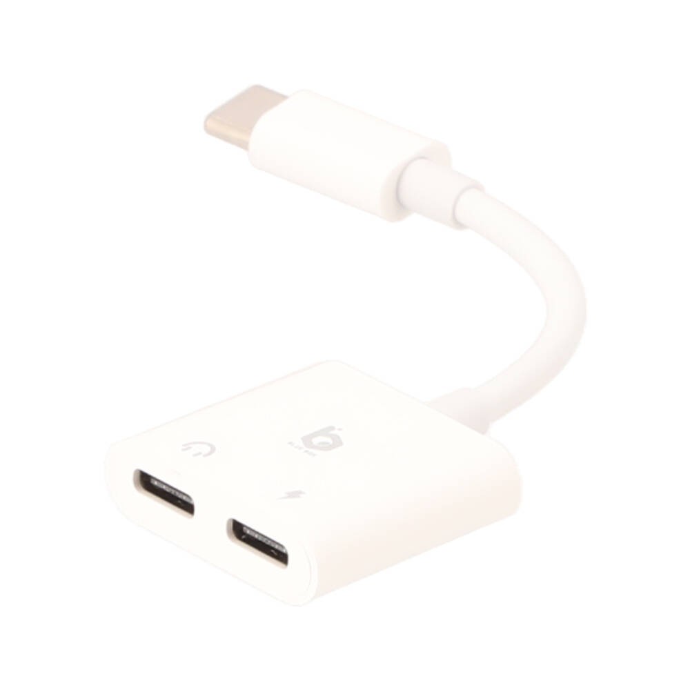 ตัวแปลง Blue Box Adapter USB-C to USB-C + PD 60w RockStar White (BB-ADP03)