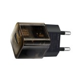 อะแดปเตอร์ ASAKI Wall USB Charger 1 USB-A (QC3.0A) / 1 USB-C (PD33W) GaN Black (A-2431D) (TISI)