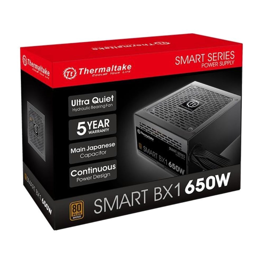พาวเวอร์ซัพพลาย Thermaltake Smart BX1 650W (PS-SPR-0650NNFABE-4) - 5Year