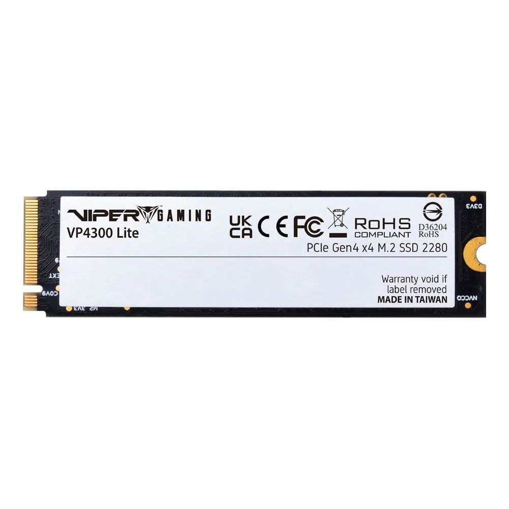 การ์ดเอสเอสดี Patriot Viper SSD 1TB VP4300 Lite M.2 PCIe Gen4 x4 R7400MB/s W6400MB/s (9SE00188-VP4300L1TBM28H)