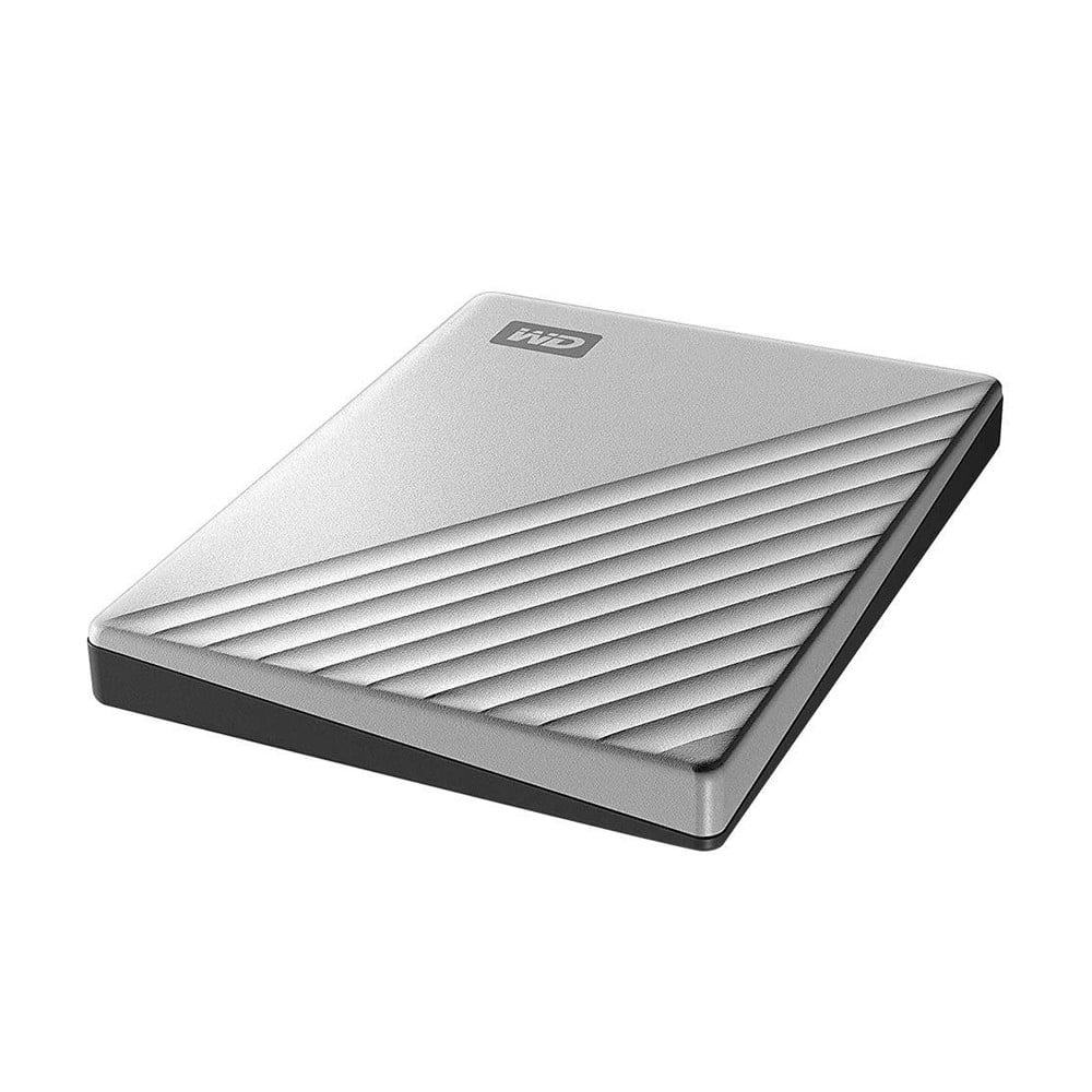ฮาร์ดดิสก์ WD HDD Ext 2TB My Passport Ultra Type-C Silver