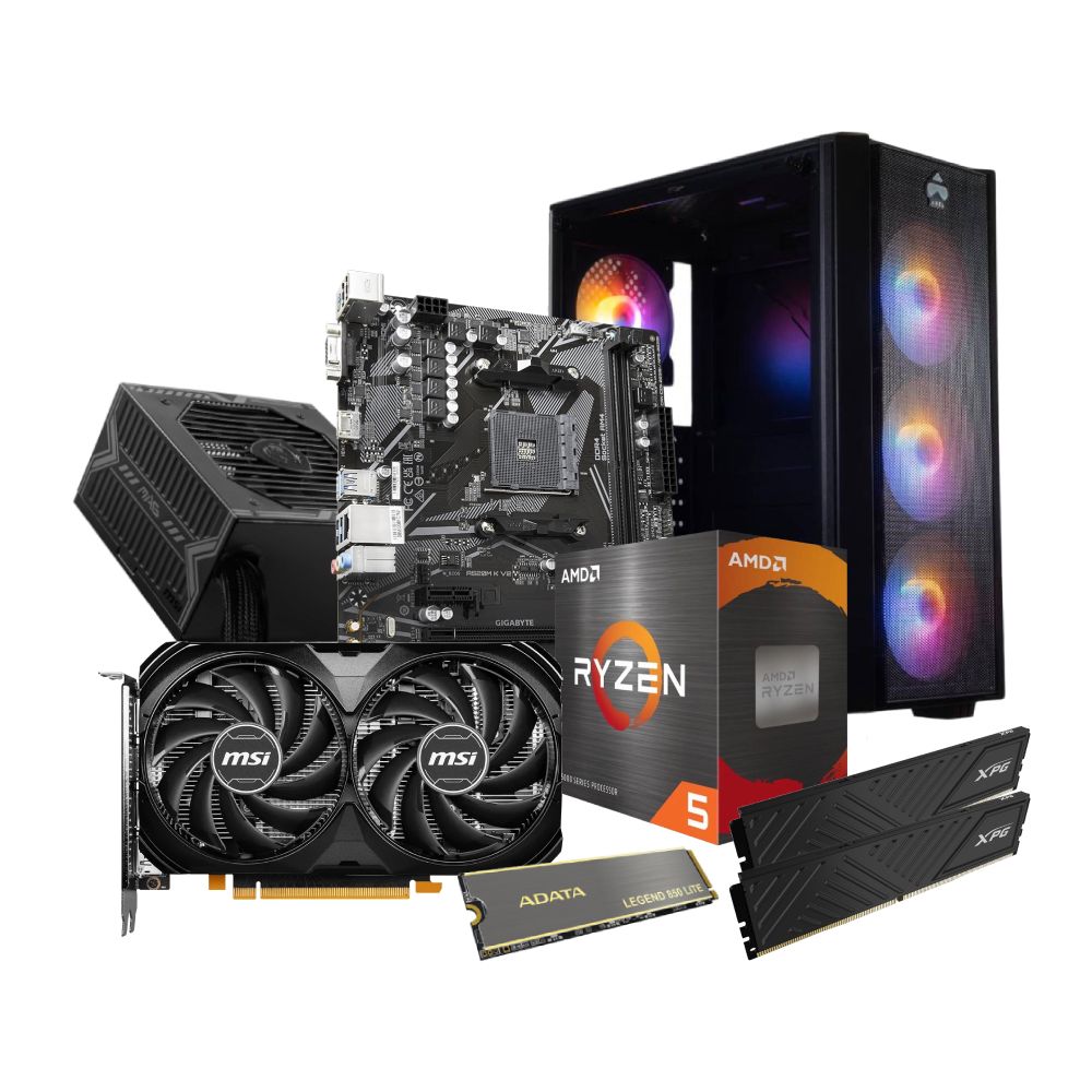 Computer 5600 Computer Set E-QUIP 24088 (R5 5600 | RAM16GB/3200 | RTX4060)