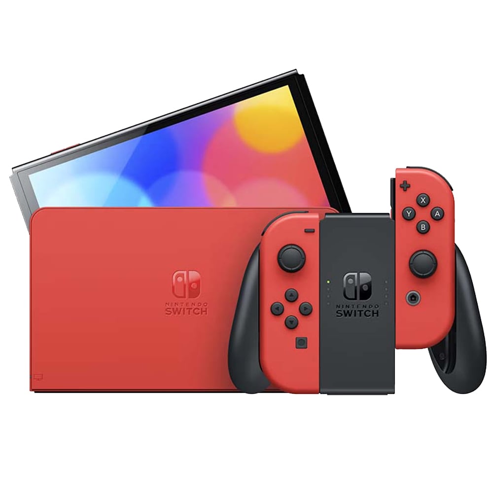 ใหม่! เครื่องเล่นเกม Nintendo Switch OLED Mario Red Edition