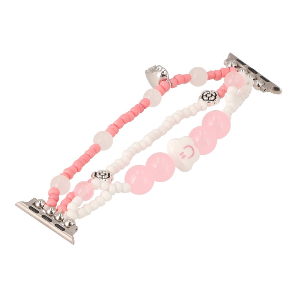 Blue Box สาย Apple Watch Strap Series 6,7,8,9,SE1,SE2 (40/41mm) Smilely Pink