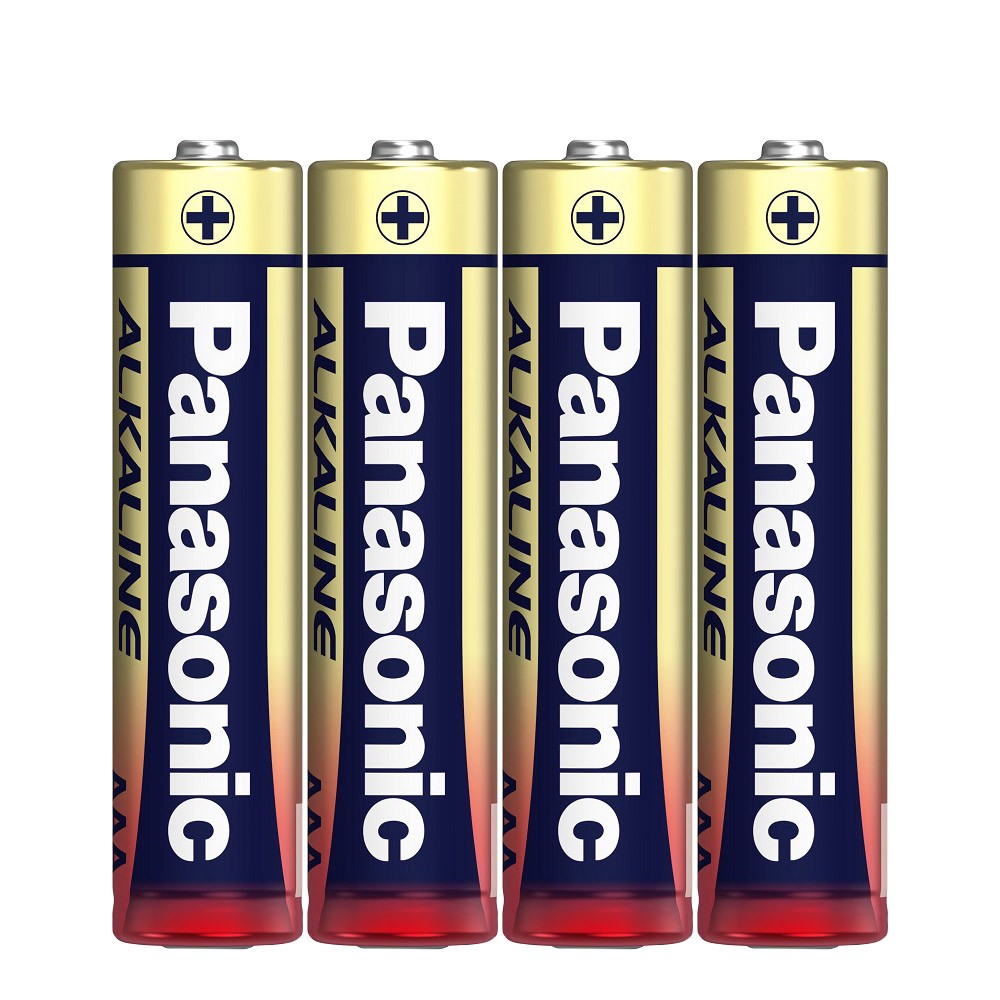 [ของแท้] ถ่านอัลคาไลน์ Panasonic Battery Alkaline AAA x 4 (PNS-LR03T/4B)
