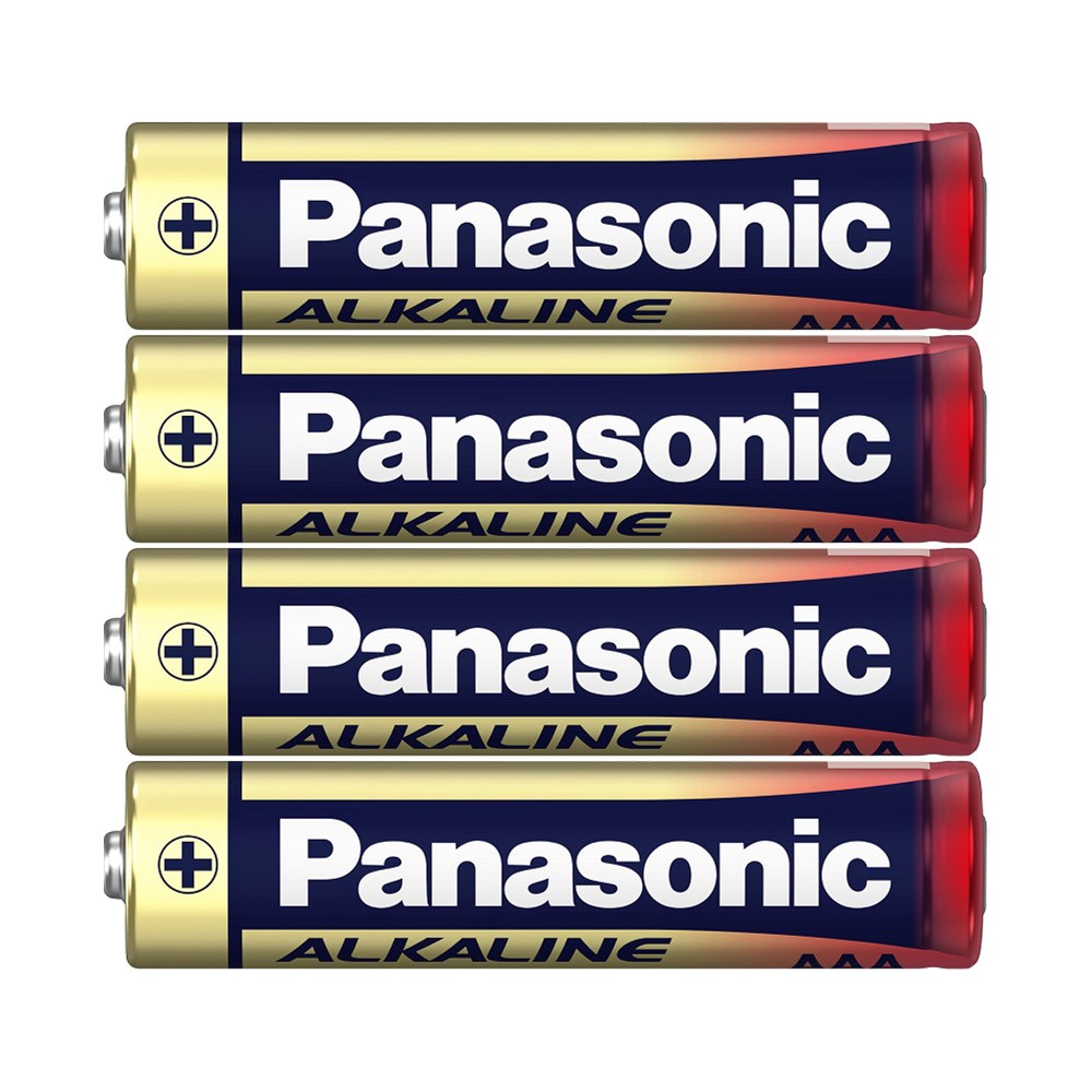 [ของแท้] ถ่านอัลคาไลน์ Panasonic Battery Alkaline AAA x 4 (PNS-LR03T/4B)