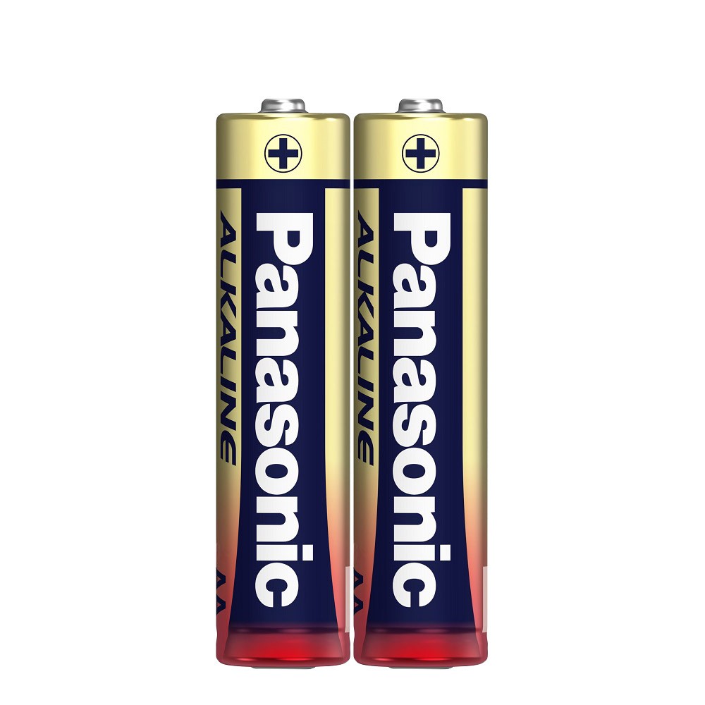 [ของแท้] ถ่านอัลคาไลน์ Panasonic Battery Alkaline AA x 2 (PNS-LR6T/2B)