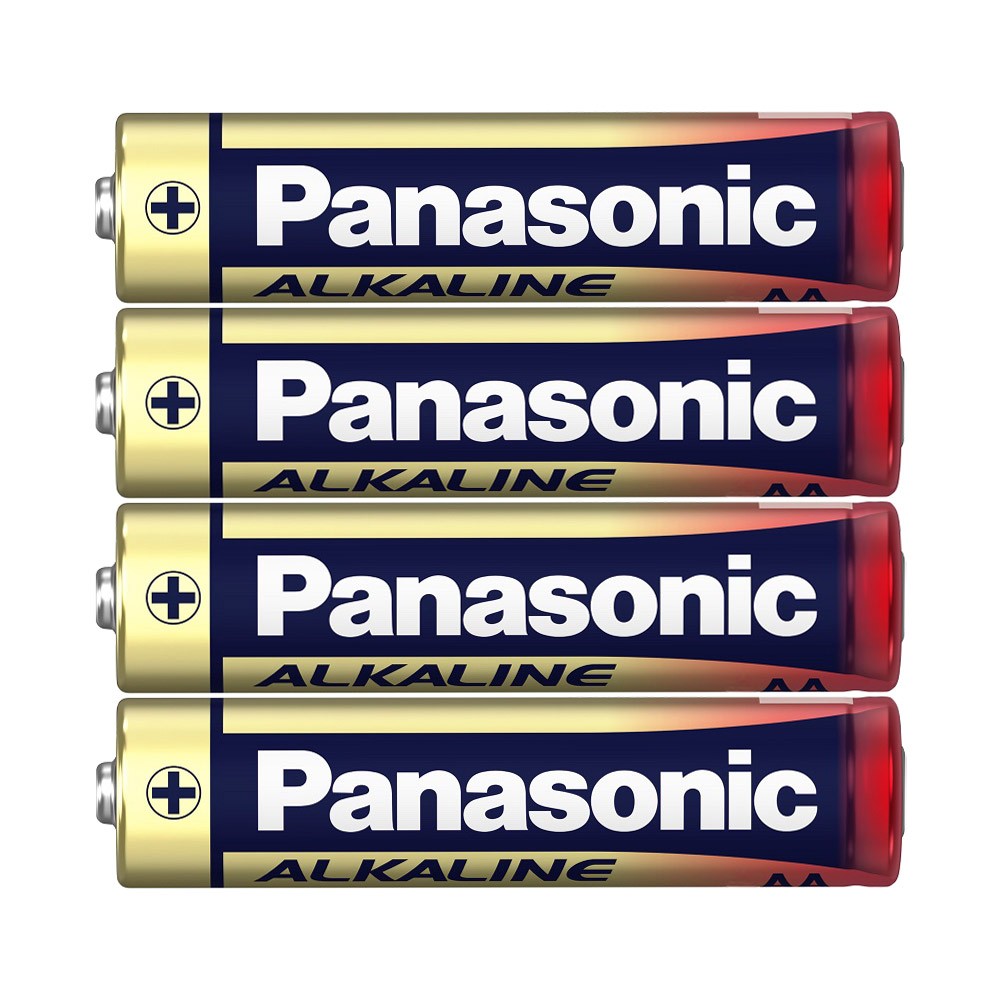[ของแท้] ถ่านอัลคาไลน์ Panasonic Battery Alkaline AA x 4 (PNS-LR6T/4B)
