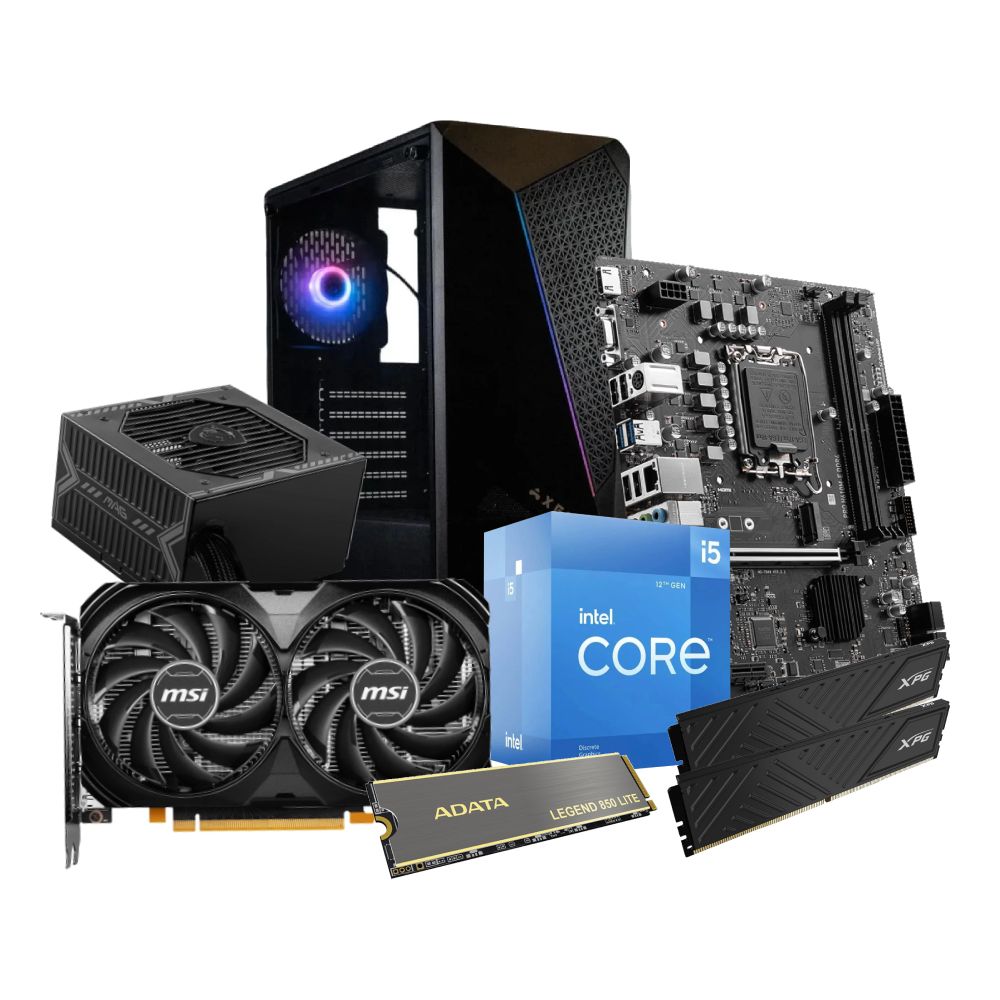 Computer Set E-QUIP 24098 (i5-12400F | RAM16GB/3200 | SSD 500GB | RTX4060)