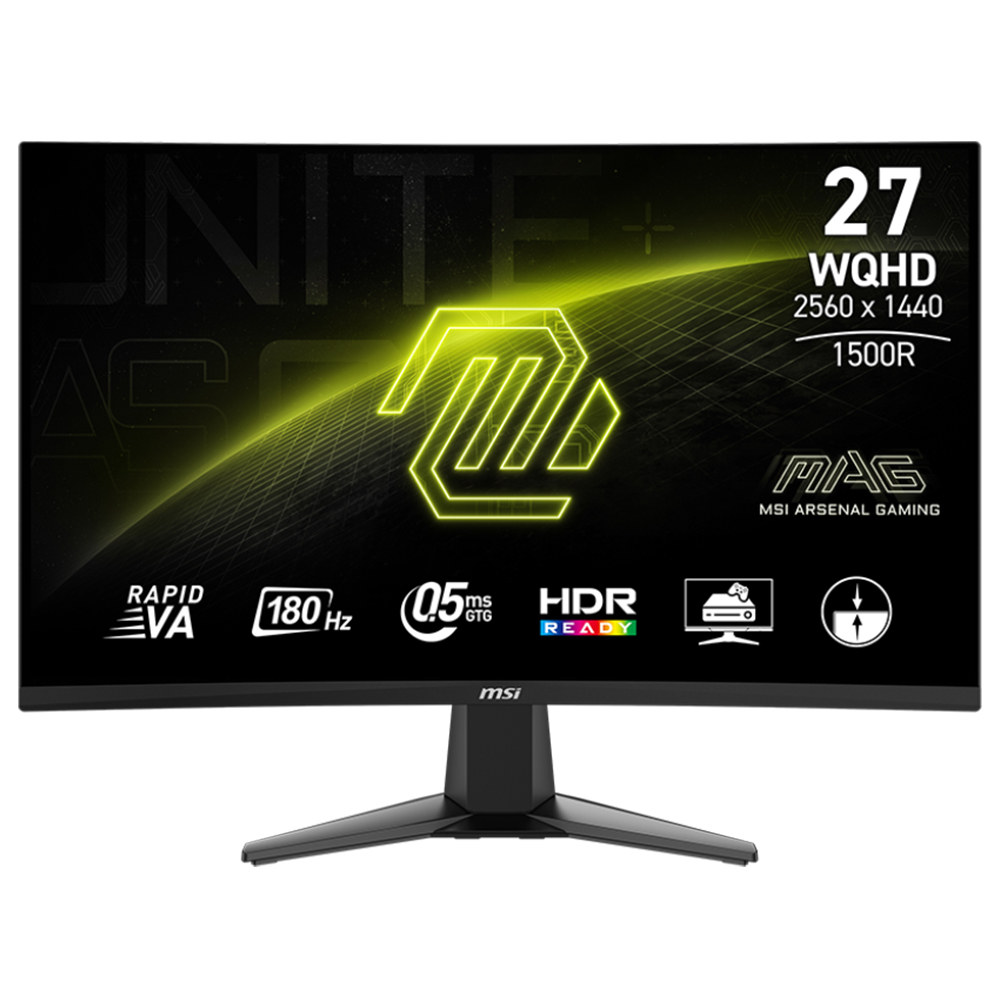 จอมอนิเตอร์ MSI MAG 27CQ6F Gaming Monitor VA 180Hz Curved