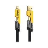 สายชาร์จ ASAKI PD 4-in-1 1.2M A-2372 Yellow