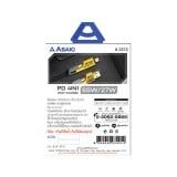 สายชาร์จ ASAKI 4-in-1 Multifunctional Cable 3.1A/65W/27W Fast Charge & Data 1.2M. Yellow (A-2372)