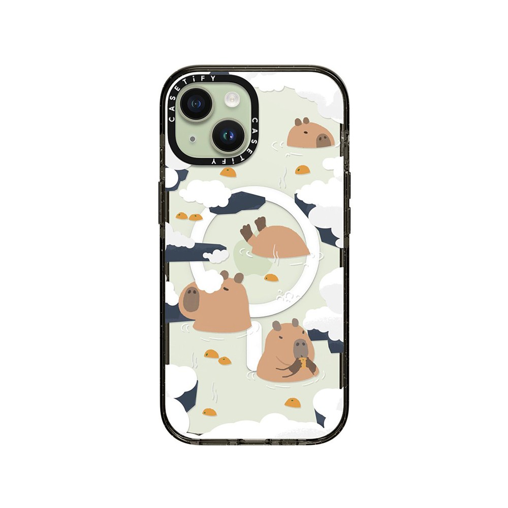 Recasetify เคส Casetify iPhone 15 RECASETiFY Impact Case Magsafe FloatingCapybara