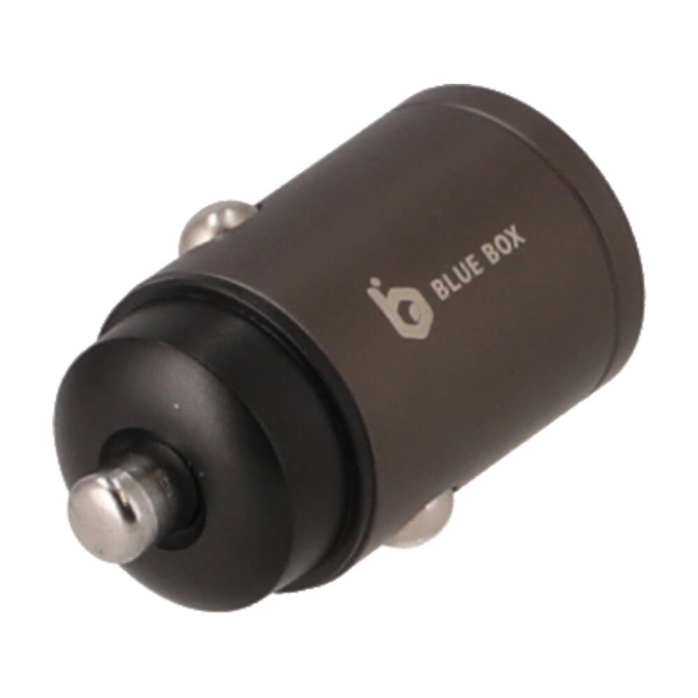 ที่ชาร์จแบตในรถ Blue Box Car Charger 2 USB-C (PD45W) Titanium (BB-CC04)